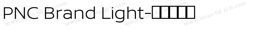 PNC Brand Light字体转换